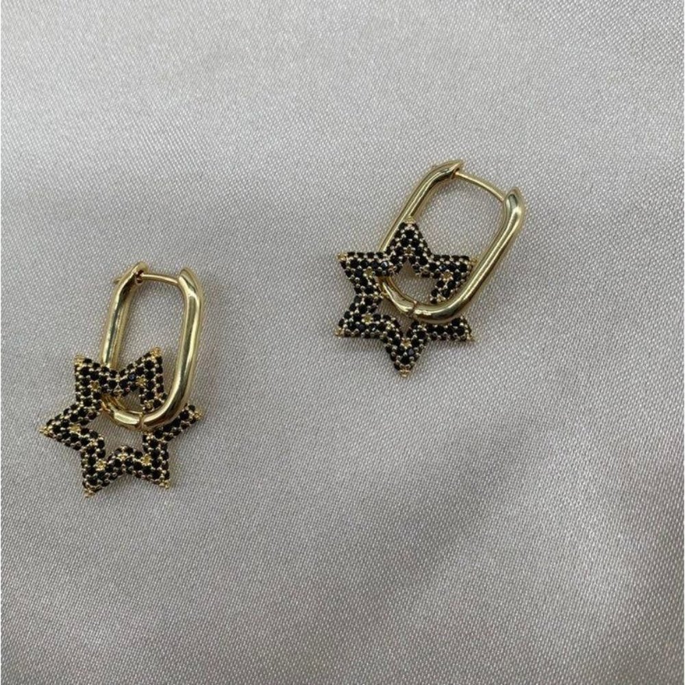 Women's Gold Plated Hoop Earrings